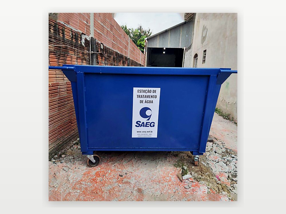 Container de Lixo Industrial fabricada pela TCMAQ
