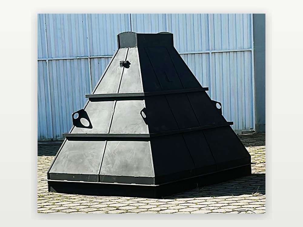Silo e Moega Industrial fabricada pela TCMAQ